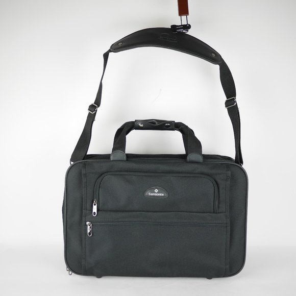 Samsonite Bags Samsonite Streamlite Black Canvas Laptop Computer